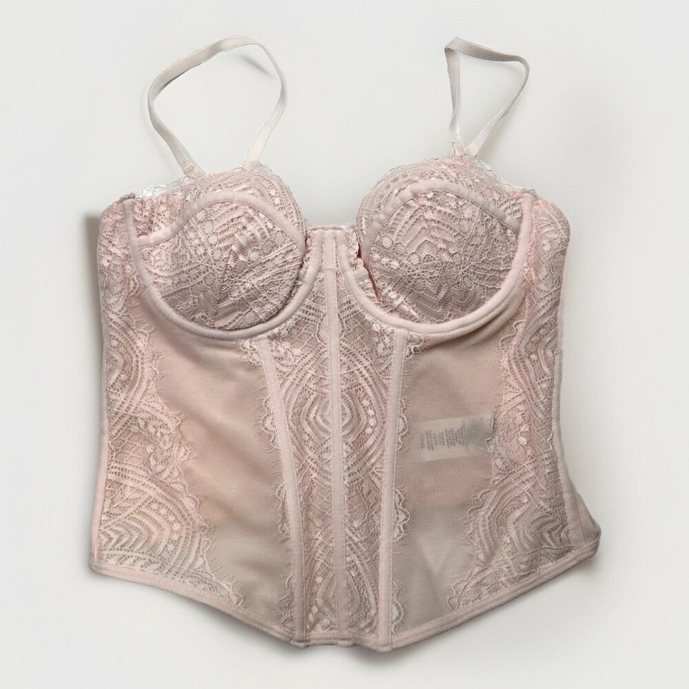 Garage Pink Corset XS NWT